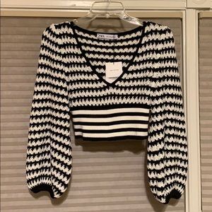 Zara cropped knit